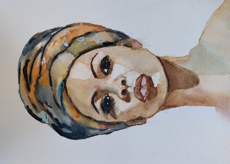 Cours Aquarelle, Vacances en famille, Peinture-aquarelle-collage
